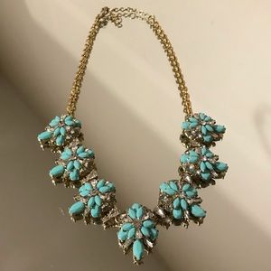 J.Crew Crystal Mixed-Media Adjustable Necklace
